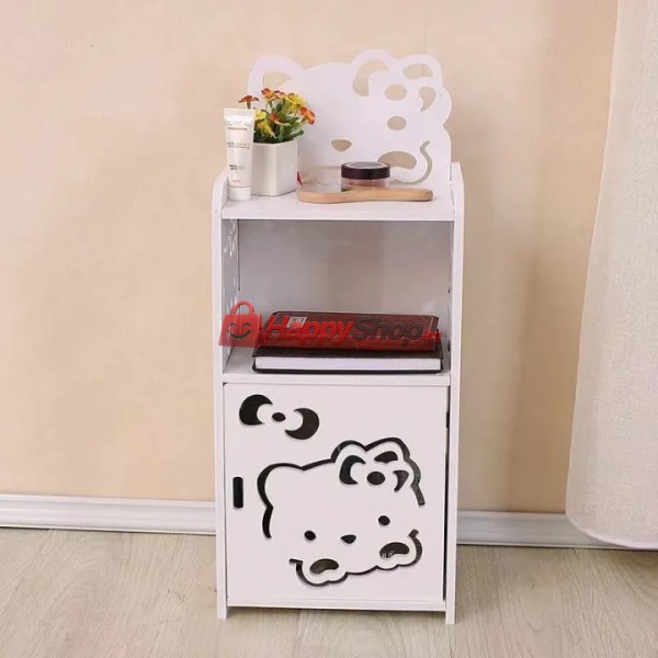Нощно шкафче и етажерка за баня 2в1 Hello Kitty